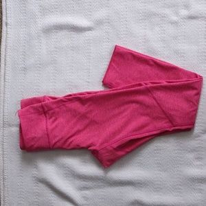 Outdoor Voice leggings, 7/8 length, hot pink (heathered), size small.  LIKE NEW